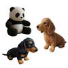 Kids Plush Dachshund Toy Realistic Interactive Dog Plushie Toddlers Boys Girls Educational Simulation Animal Doll Holiday Birthday Gift