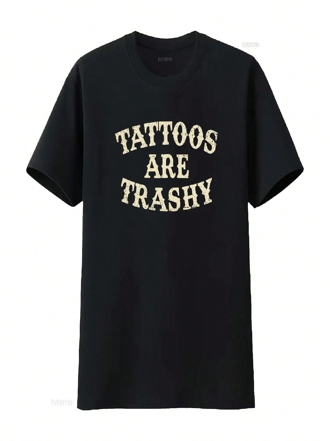 Tattoos Are Trashy T Shirt Sassy Sarcastic Funny SweaT Adult Humor Husband Stupid Vintage Washed Unisex Comfortable Streetwear S разноцветный