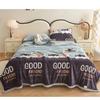 New Milk Fiber Printed Blanket 300G Cloud Mink Velvet Cover Blanket