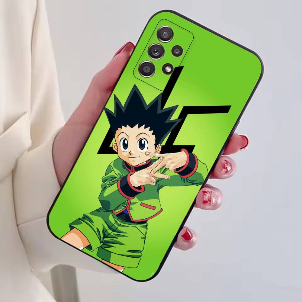 

Japanese Manga H-Hunter Gon Freecss Phone Case For Samsung S25,S24,S21,S22,S23,S30,Ultra,S20,Plus,Fe,Lite,Note,10,Black Cover Samsung S225G