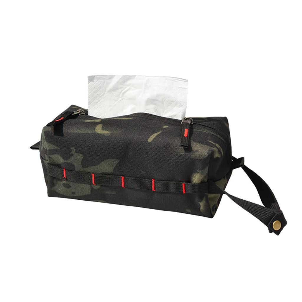 Outdoor Napkin Storage Bag Multipurpose Toilet Paper Holder Oxford Cloth Tissue Dispenser Bag Waterproof Camping Accessories