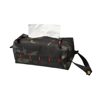 Camping Tissue Box Holder Multipurpose Toilet Paper Holder Oxford Cloth Portable Napkin Holder Bag Waterproof for Camping Hiking