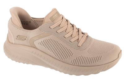 Slip-Ins: BOBS Sport Squad Chaos - Current Muse, Womens Beige Sneakers