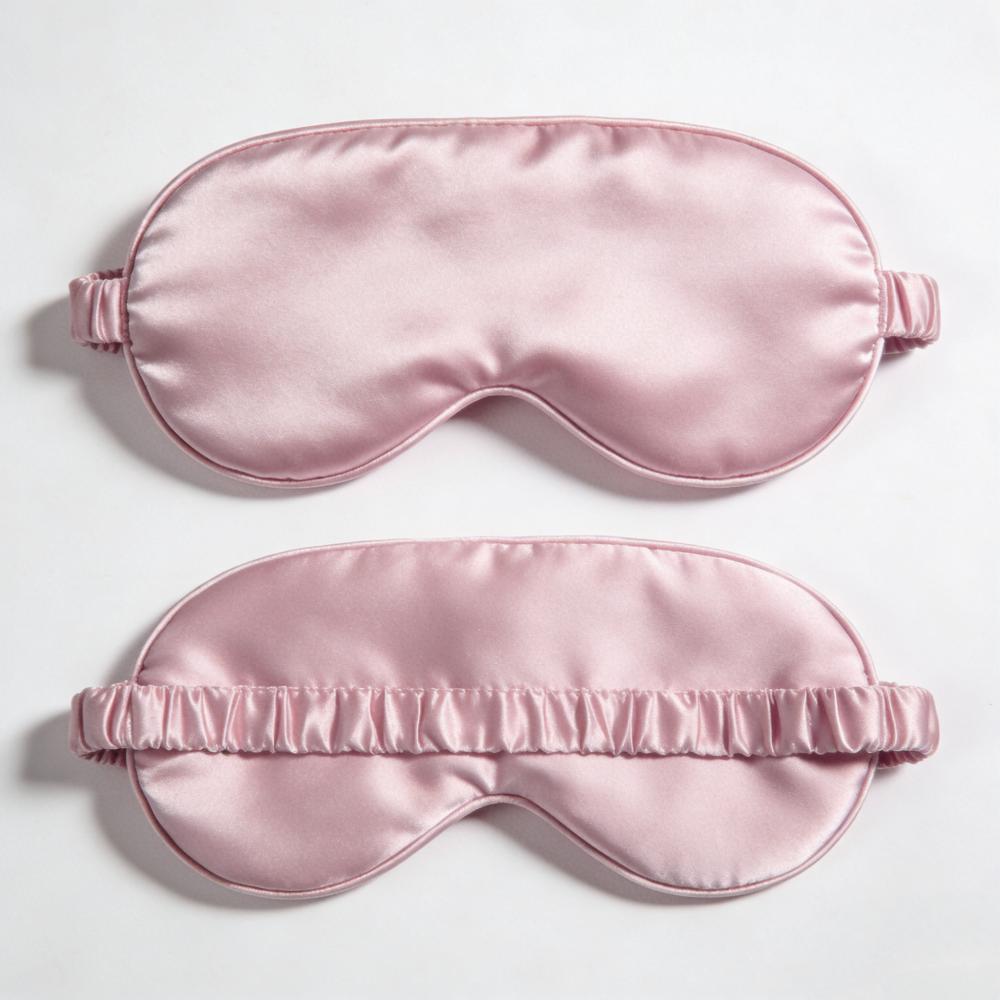 1/2pcs Silk Sleep Masks Double-Sided Breathable Eye Covers for Nighttime Travel Flights Naps Comfortable Blackout Eye Mask Set