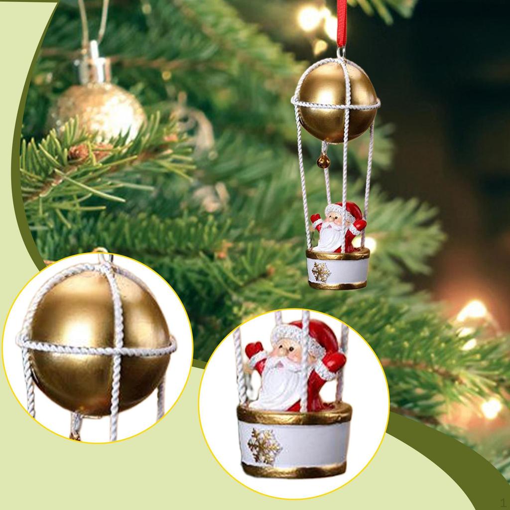 Christmas Ornament Decoration Figurines Small,Crafts,Resin,Cute Decor Tree Hanging Pendant