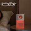 Tragbarer kabelloser Luftbefeuchter, wiederaufladbar, 2000 mAh, batteriebetrieben, Ultraschall, kühles Wasser, Aroma-Diffusor mit LED-Lampe