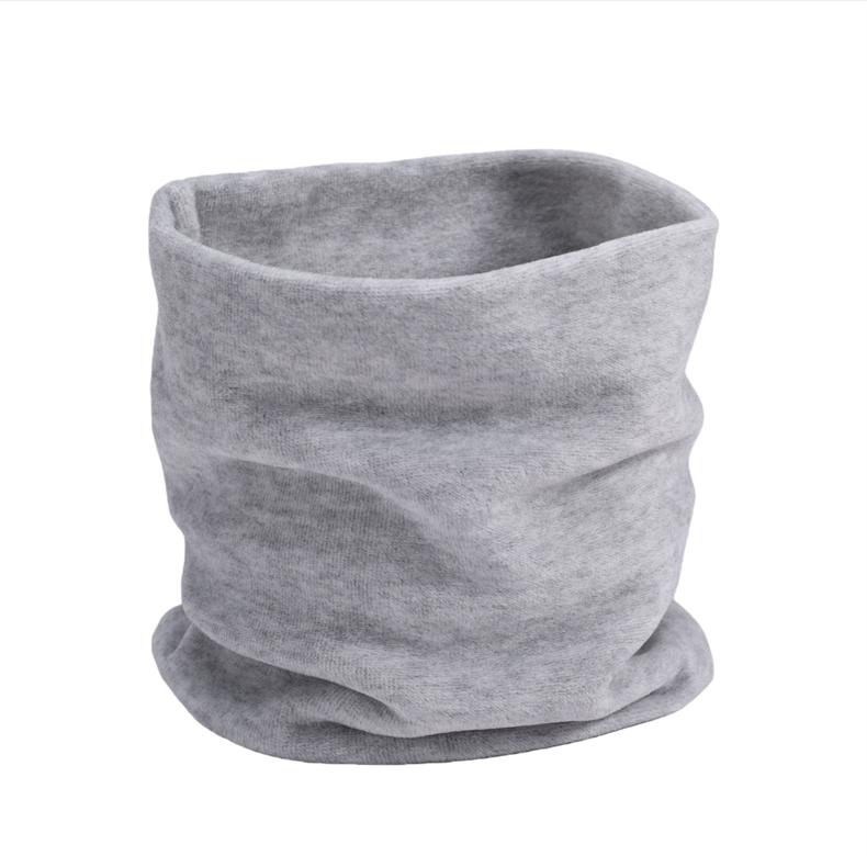 New Winter Scarf For Women Men Solid Double Layer Thick Fleece Cotton Neckerchief Ring Scarves Warm Neck Gaiter Muffler Ski Mask