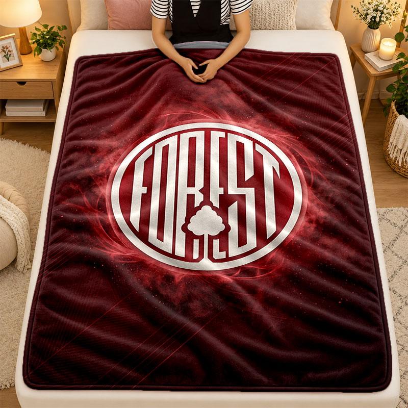 Flannel BlanketNottingham Forest Warm Soft Throw Blanket for Indoor Sofa Bed Living Room Use