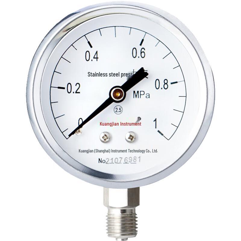 CONJANT Y-60BF Stainless Steel Pressure Gauge (CN Version)