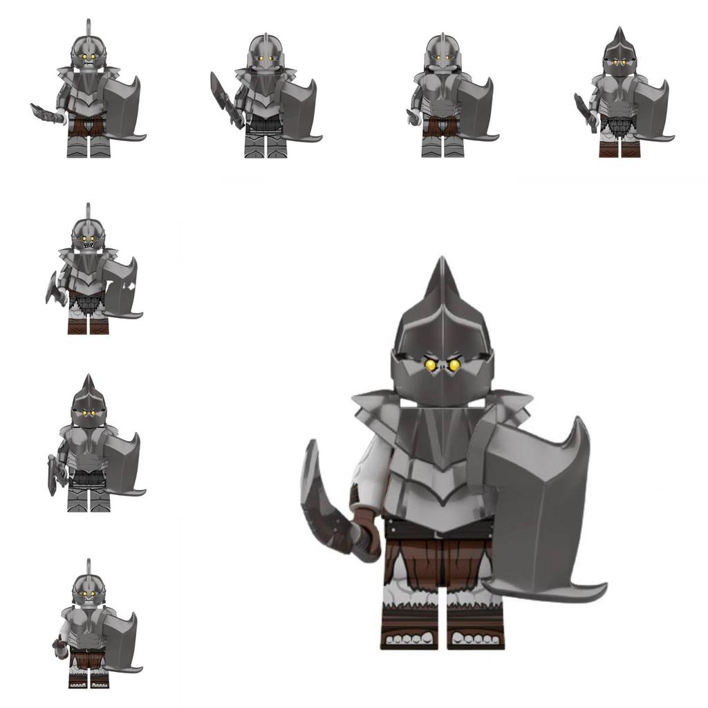 Kt1056 Ancient Soldier Series Orc Building Blocks Figure Toy Bag