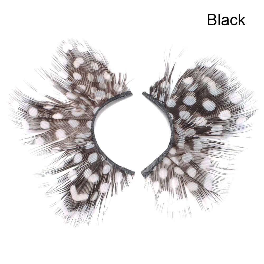 

Нарощені вії Пір яні вії Наддовгі для Маскараду/Вечірки/Аніме Косплею Black