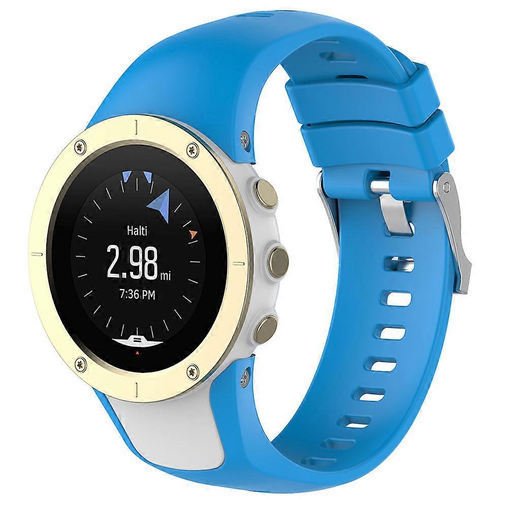 Silicone Strap compatible with Suunto Spartan Trainer Wrist HR Smart Watch Band