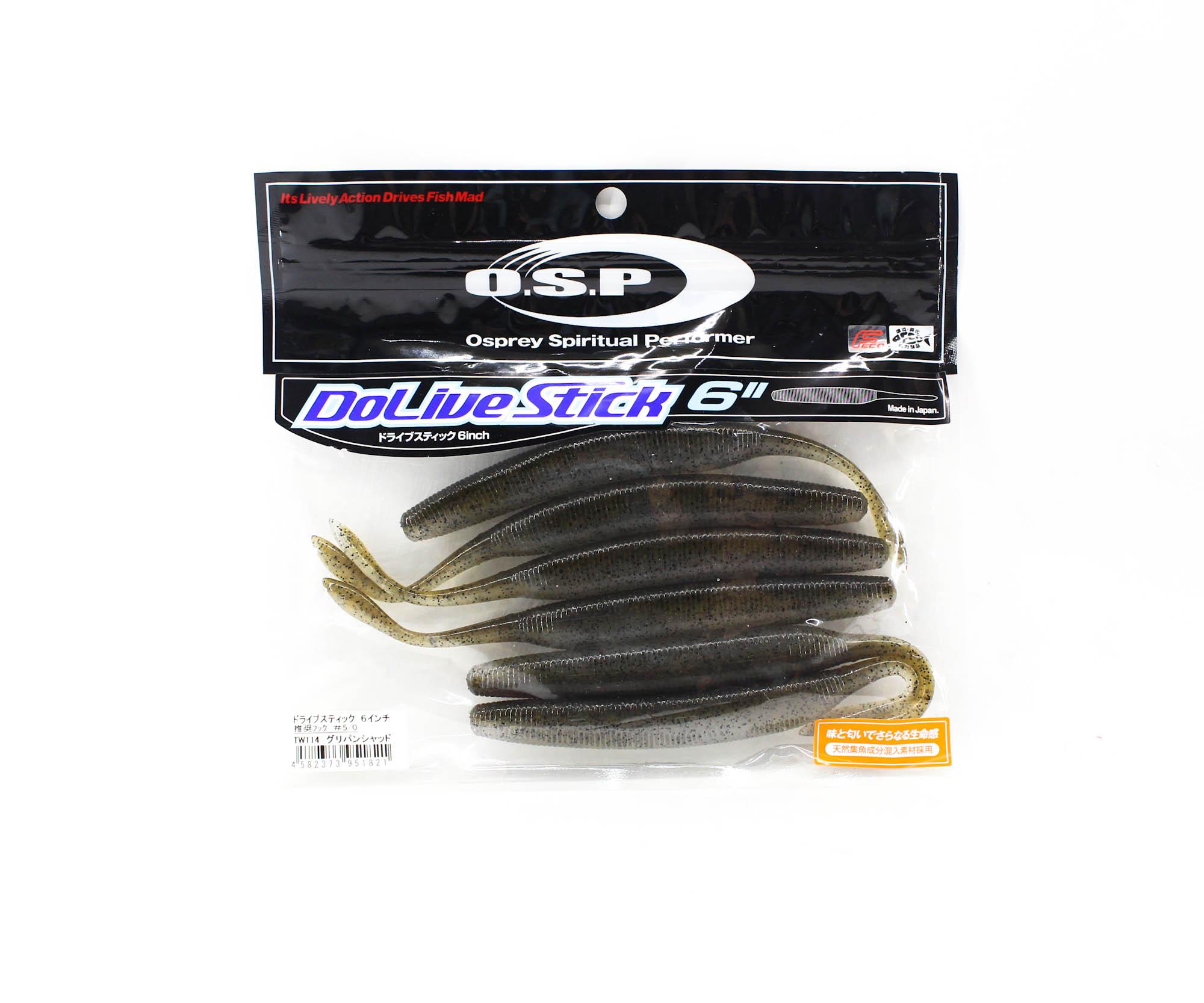 

OSP Soft Lure Dolive Stick 6 Inches TW-114 (1821)