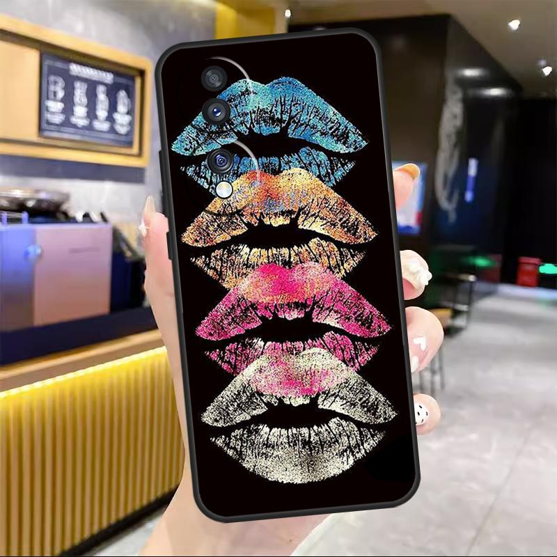 

Lipstick Pink Kiss For Honor Magic 8 7 6 5 Lite Case For Honor 200 400 Pro 50 70 90 X8c X8b X9a X9b X9c Win RT Honor X8c