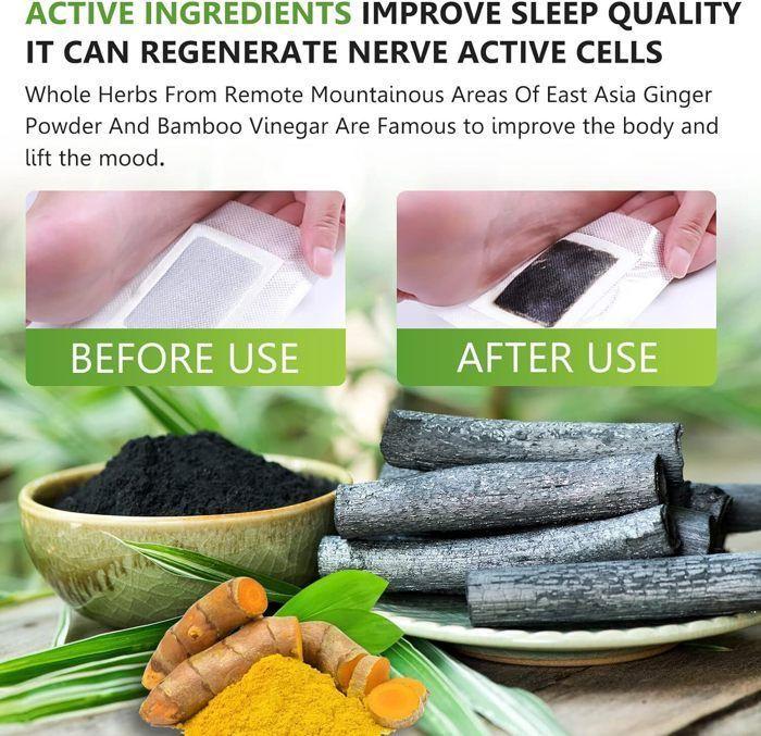 Patchs Nettoyants - 30 Pièces - Vinaigre De Bambou - Poudre De Gingembre - Vegan