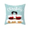 Christmas Christmas Hat Decoration Pattern Print Home Decor Cushion Cover Living Room Sofa Pillow Cover Merry Christmas