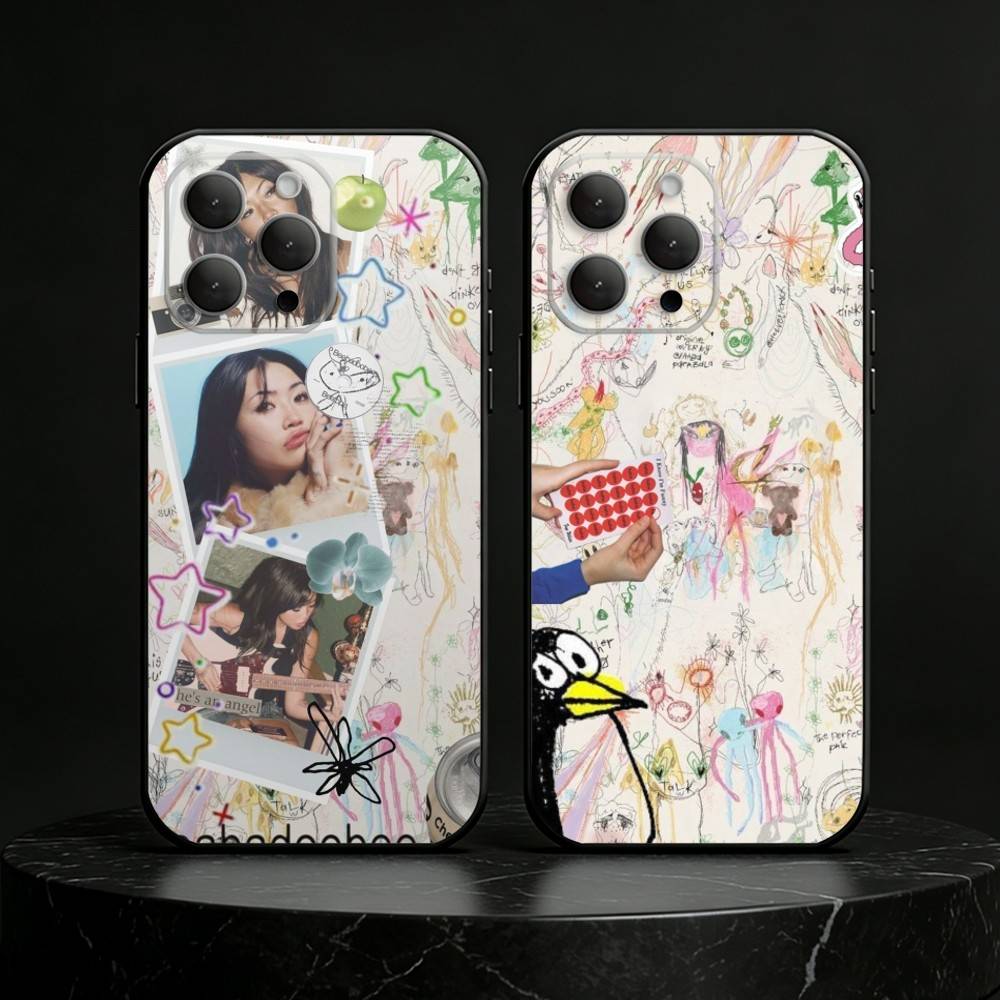 beabadoobee Beatopia Phone Case For iPhone 17,16,15,14,13,12,11 Plus,Pro Max,SE4Soft Silicone Black Cover