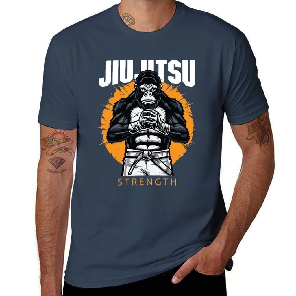 Gorilla Jiu Jitsu V2 Tshirt Casual Trendy Streetwear Tee Shirt