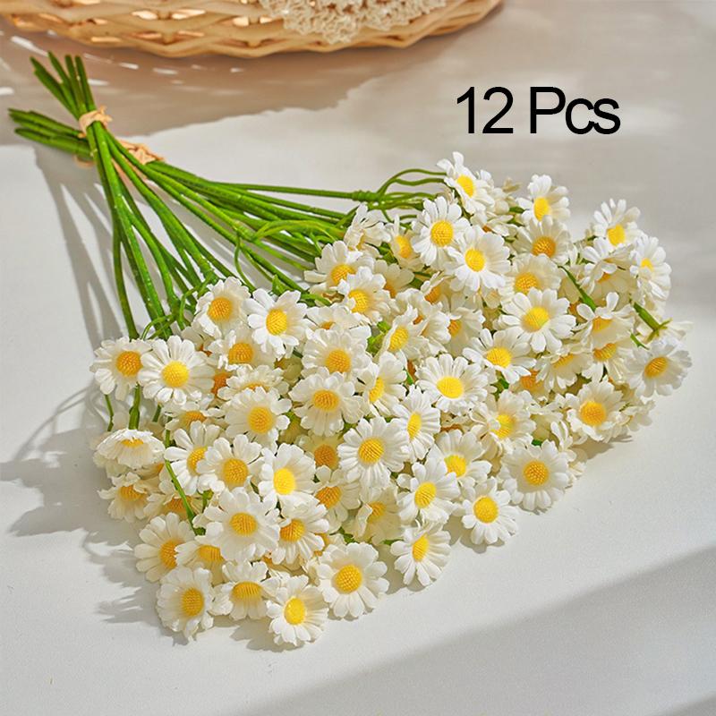 Handwritten Daisy Bouquet, Fresh Color Scheme, Suitable for Decoration in Hotels, Homes, Offices, Weddings, and Dining Tables