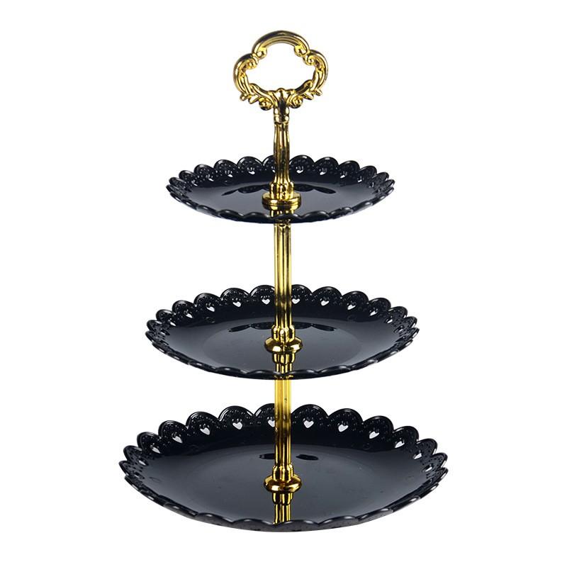 Holder Cake Stand Rack Tray Plate Display Home Christmas Wedding Plastic
