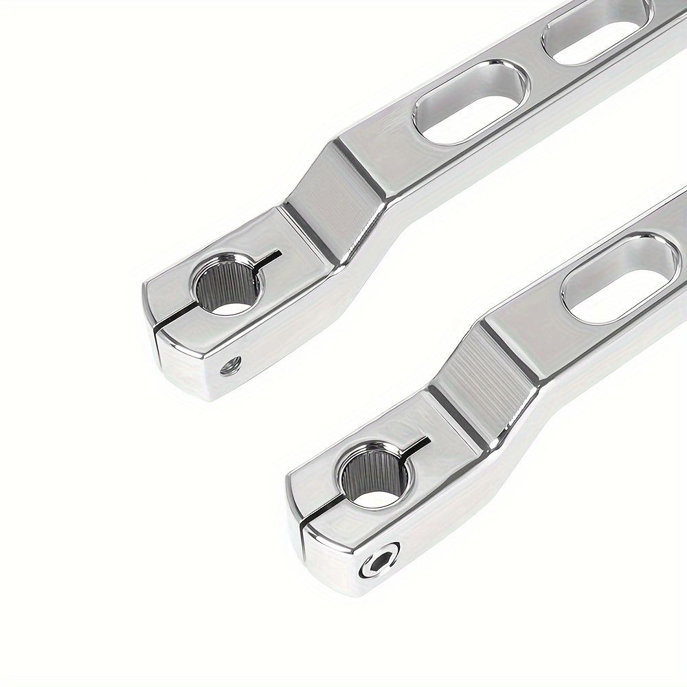 1 Pair of Premium Motorcycle Gear Shift Lever & Heel Toe Shifter for Harley FL, Road King, Electra Street, Tri Glide, Ultra Classic - Sleek Polished F