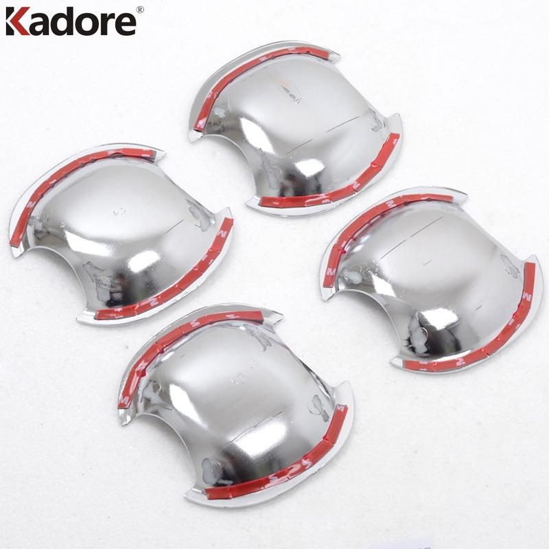 Side Door Handle Bowl Cover Trim For Toyota Camry XV50 2012 2013 2014 2015 Chrome Car Exterior Handles Cup Frame Accessories
