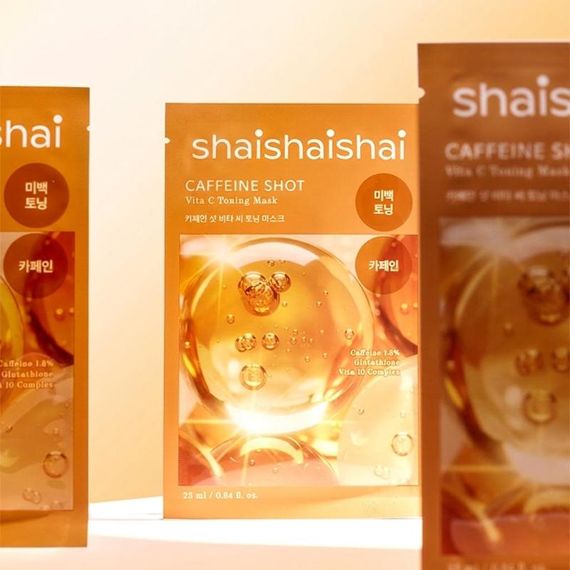 [shaishaishai] Caffeine Shot Vita C Toning Mask 25ml