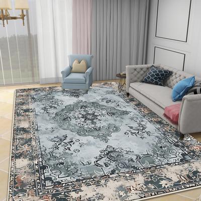Neuer Persischer Teppich Wohnzimmer Böhmische Raumdekoration Ästhetische Große Teppiche Zuhause Schlafzimmer Lounge Leicht zu Reinigen Rutschfeste Matte Boden