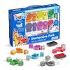 Carimbos NumberBlocks para Crianças, Brinquedo de Aprendizagem Lavável e Seguro, Conjunto de Carimbos Educacionais com Números e Blocos