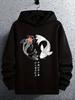 Hoodie Koi Fish Pattern