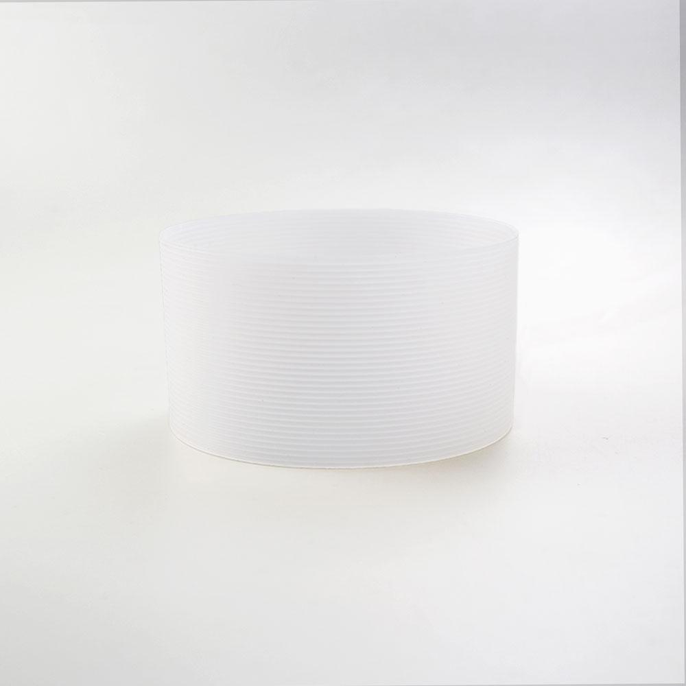 16 Colors 8.5CM Silicone Cup Cover Stripes Non-slip Heat For Glass Cup Sleeve 85MM Insulated Water Bottle Cup Sleeve