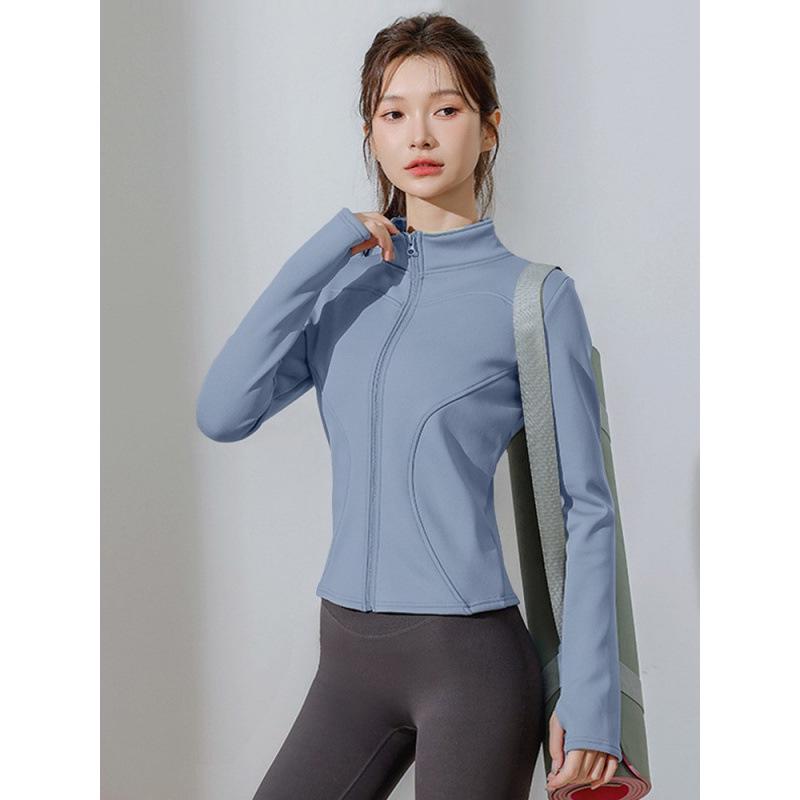

Women s Winter Warm Yoga Jacket - Velvet Slim Fit Sports Top for Pilates & Fitness XXL
