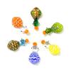 Cute Glass Duck Mini Figurines Colorful Cartoon Animal Tiny Statue Craft Ornament Home Fairy Garden Easter Micro Landscape Decor