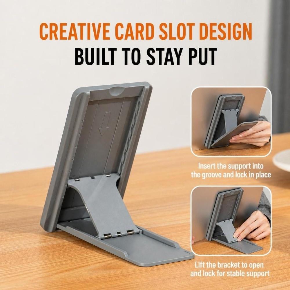 Multi-Angle Tablet Stand Foldable Desktop Stand E-Reader Bracket for iPad/iPhone Other Devices