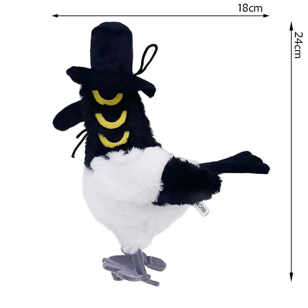 Vânători de Demoni Peluș Drăguț Tigru Violet Pălărie Neagră Coțofană Cu 3 Ochi Fată Grup Vânătoare Monștri Umplut Pentru Cadouri Fani