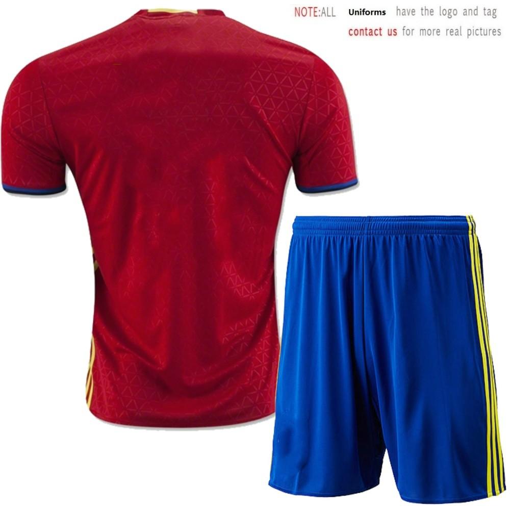 Rfef Soccer Uniforms Breathable Polyester Short Sleeve Shorts For Adult Fitness And Running
