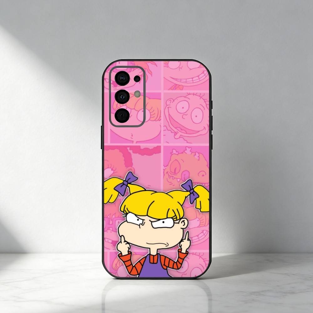 Rugrat Chuckie Angelica  Phone Case For Samsung S25,S24,S21,S22,S23,S30,Ultra,S20,Plus,Fe,Note,5G Black Cover