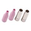 Welding Tip Nozzle Protective Cover Welding Tool Torch Tip Nozzle 2 Ceramic and 2 Metal Tip for Welding Performances