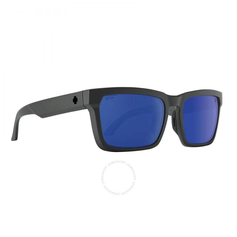 

Spy Helm Tech Happy Gray Green Polar With Dark Blue Spectra Mirror Rectangular Unisex Sunglasses 6700000000144