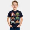 Kids Clothes Funny Santa Claus 3D Printed T Shirt Christmas Short Sleeved T Shirts Boys Girls 2-10y Xmas Gift for Children Top