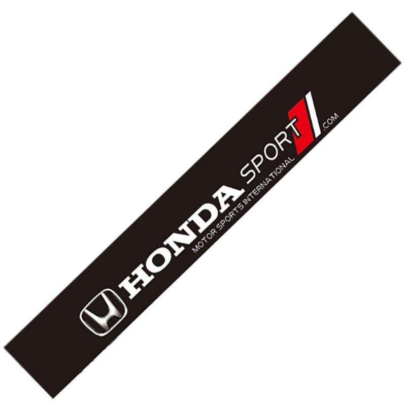 

Car Sunshade Stickers Auto Front Windshield Decorative Decals For Honda Civic Accord Fit Jazz Pilot CRV Odyssey Passport City