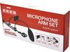 ARTRIG MAS-2 Microphone Arm Set, 70cm Arm Length [For Audio Recording, Video Streaming, Video Shooting, and Web Conferencing]