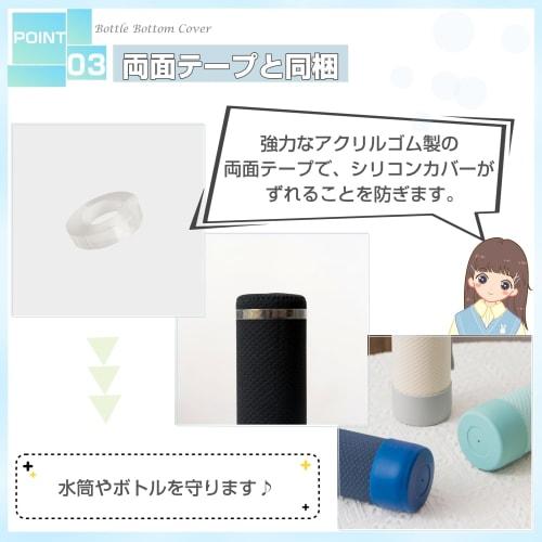 Set of 2 Water Bottle Covers, Reinforced Bottoms for Water Bottle Pouches, Repairs Damage, Prevents Bottom Breaks, and is Made of Abrasion-Resistant S