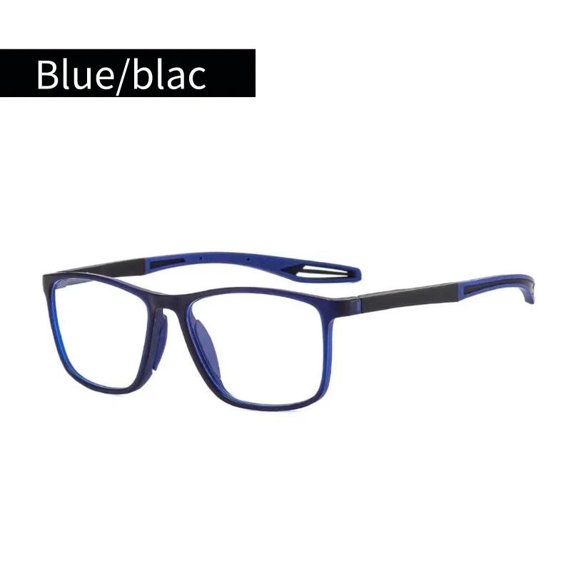 1 pair of foldable portable square frames suitable for daily wear with durable lenses