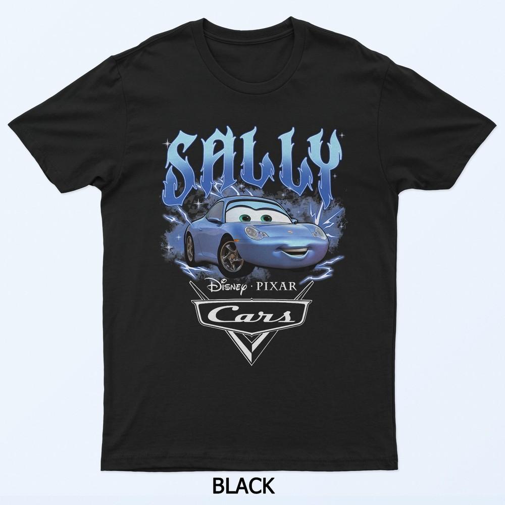 

Disney Pixar Cars Sally Racer Distressed Portrait T-Shirt 4XL