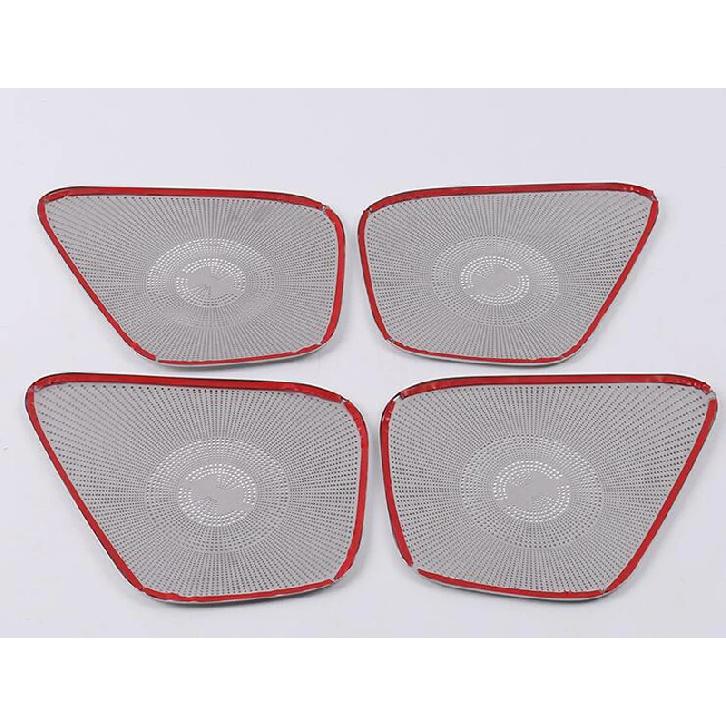 For Mercedes-Benz GLB-Class X247 GLB200 220 250   Stainless Steel Speaker Cover Interior Trim Side Door Stereo Bezel