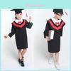 Doctoral Master Costume For Kids With Cotton Fabric For Stage Performances