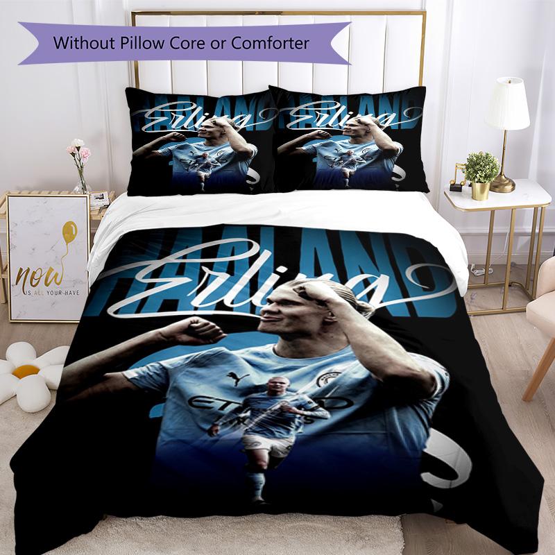 Haaland Bettwäsche-Set Perfekt für das Wohnzimmer Maschinenwaschbar Perfektes Geschenk für Freunde Familie