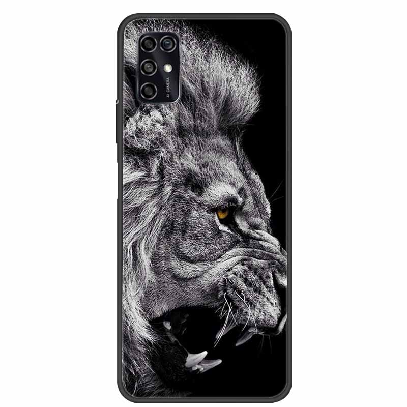 For ZTE Blade V2020 Smart Case Black Bumper Silicon TPU Soft Phone Cover Case For ZTE Blade V20 Smart 8010 Funda Cartoon Coque