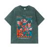 275 GSM Washed T-shirts 100% Cotton Dragon Ball V37 Print Unisex Heavy Cotton T Shirt